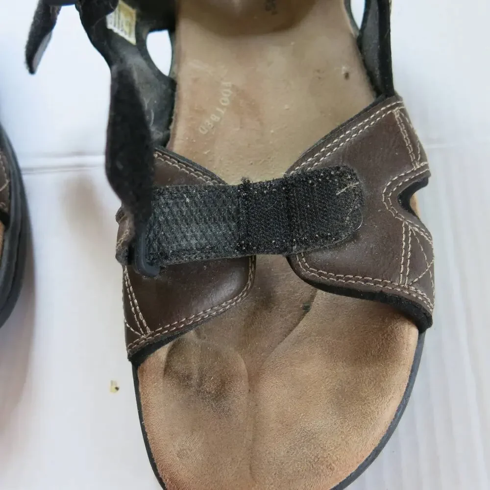 DOCKERS Outdoor Sport Sandal Size 12M Men Adjustable Gorpcore Summer Brown